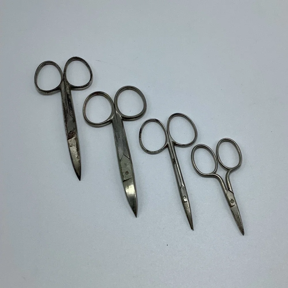Vintage Small Scissors Set of 4 Italy/Germany‎